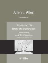 Allen V. Allen : Deposition File, Respondent's Materials - E-Book - PDF