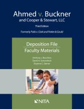 Ahmed V. Buckner and Cooper and Stewart, LLC : Deposition File, Faculty Materials - E-Book - PDF